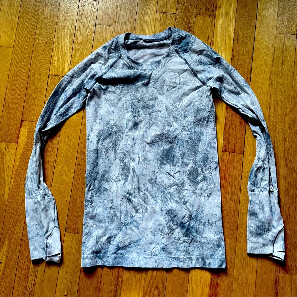 Lululemon Swiftly Tech Long Sleeve 2.0 Tie Dye Size 6